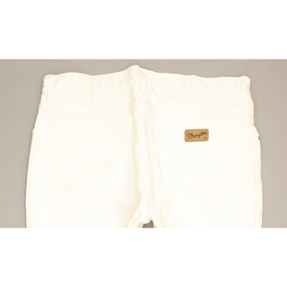 Wrangler Texas Men White Straight Regular Jeans W35 L31