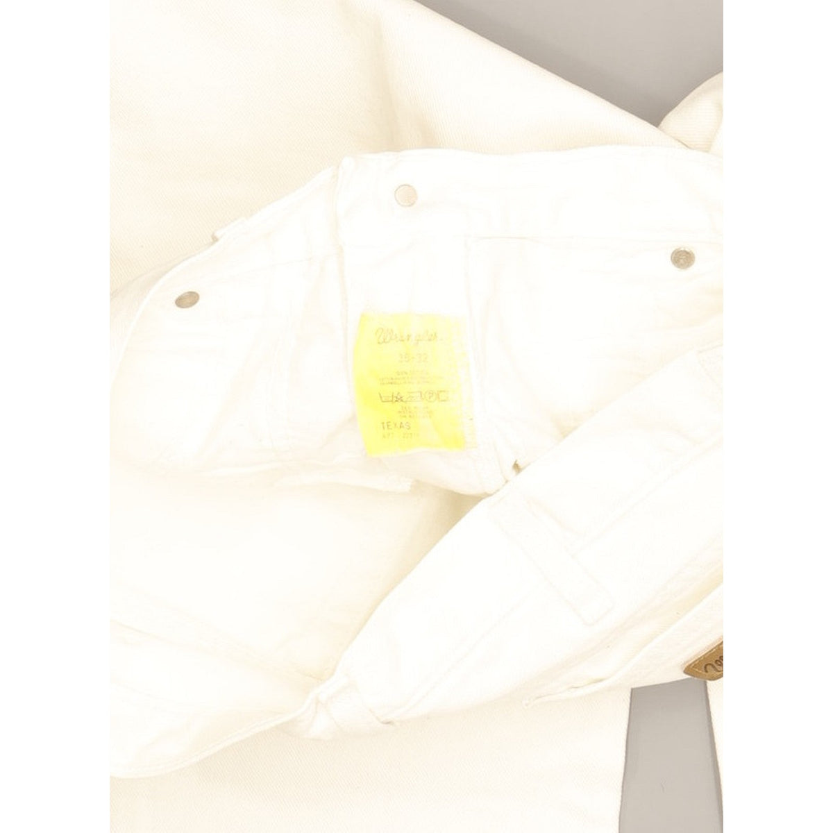 Wrangler Texas Men White Straight Regular Jeans W35 L31