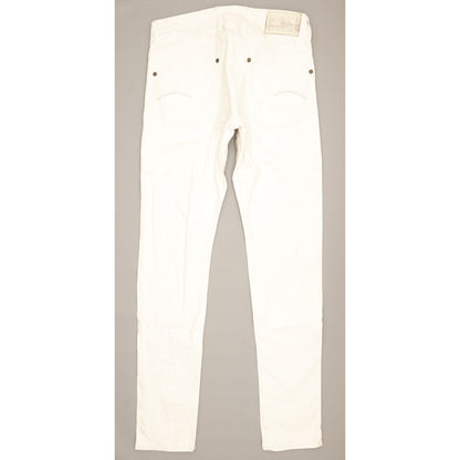 G-Star Revend Men White Straight Slim Stretch Jeans W32 L34
