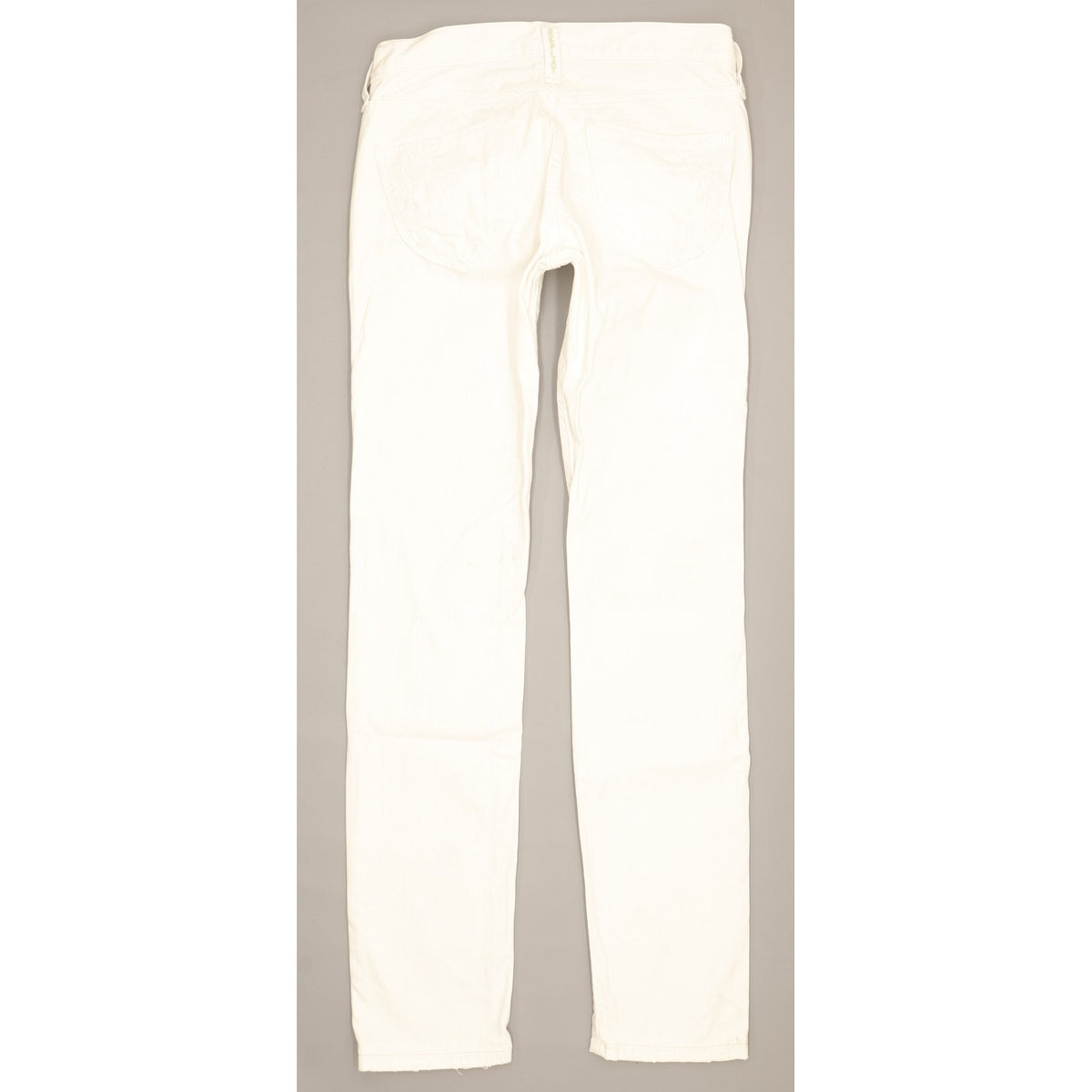 Replay Women White Straight Slim Stretch Jeans W28 L33