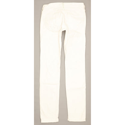 Replay Women White Straight Slim Stretch Jeans W28 L33