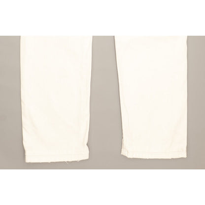 Replay Women White Straight Slim Stretch Jeans W28 L33