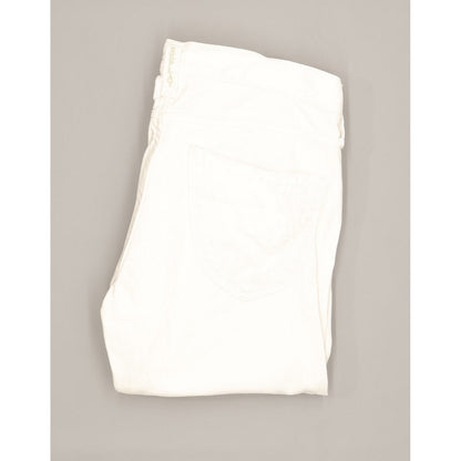 Replay Women White Straight Slim Stretch Jeans W28 L33