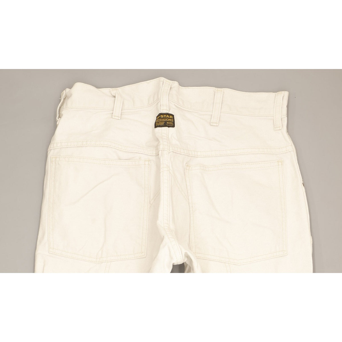 G-Star Shortcut Elwood Men White Straight Regular Jeans W31 L32