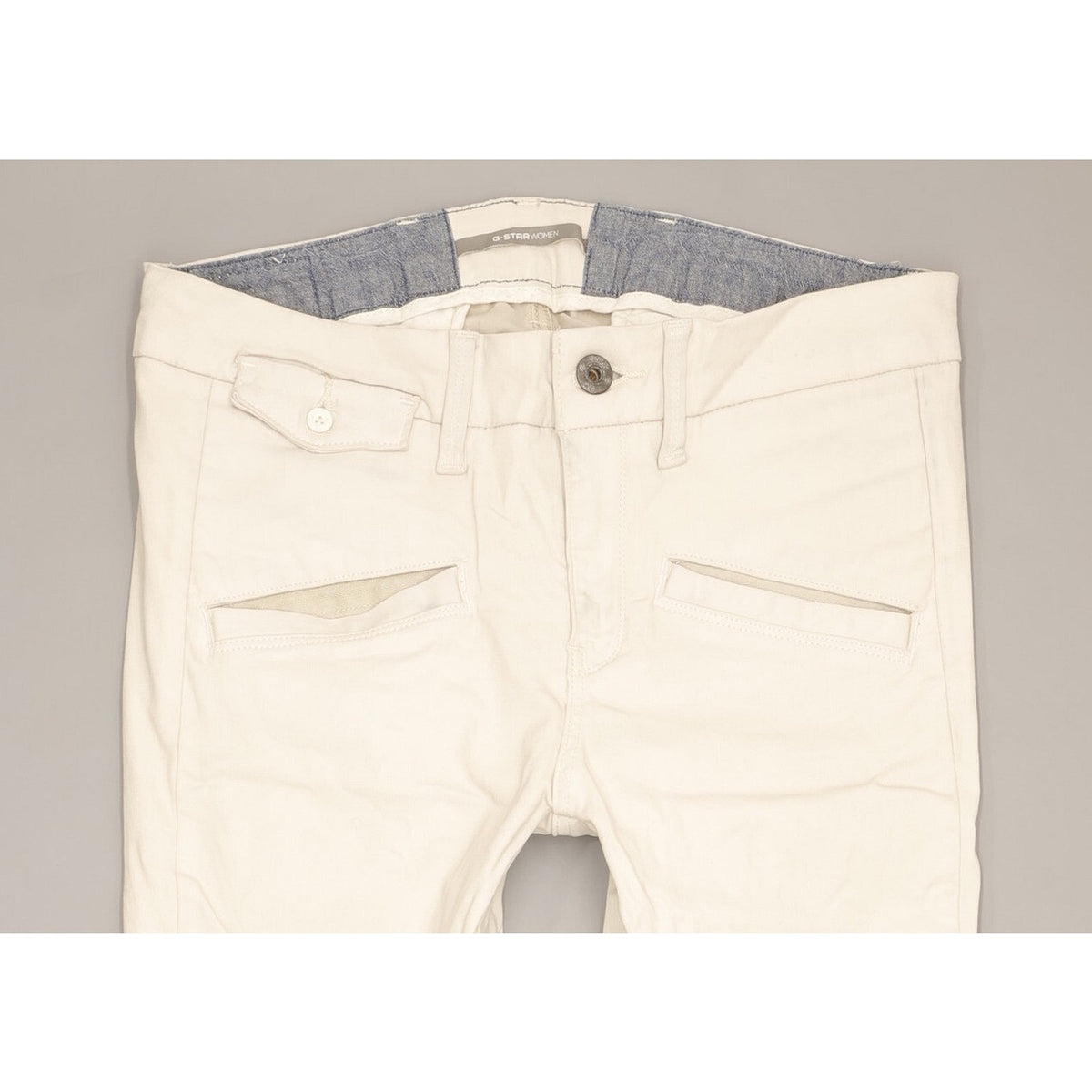 G-Star Bronson Women Grey Skinny Slim Stretch Jeans W27 L29