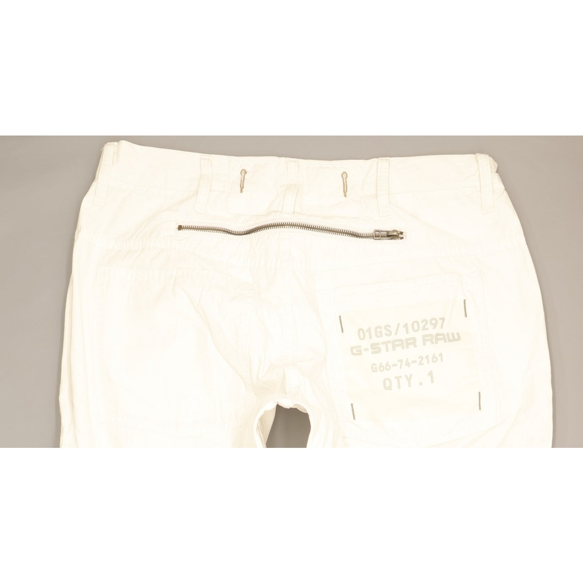 G-Star Army Elwood Men White Straight Regular Jeans W36 L35