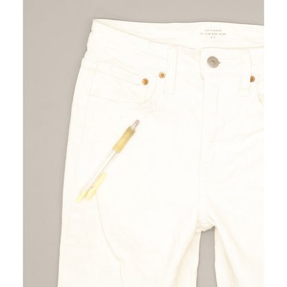 Levi's Altered Women White Skinny Slim Stretch Jeans W27 L28