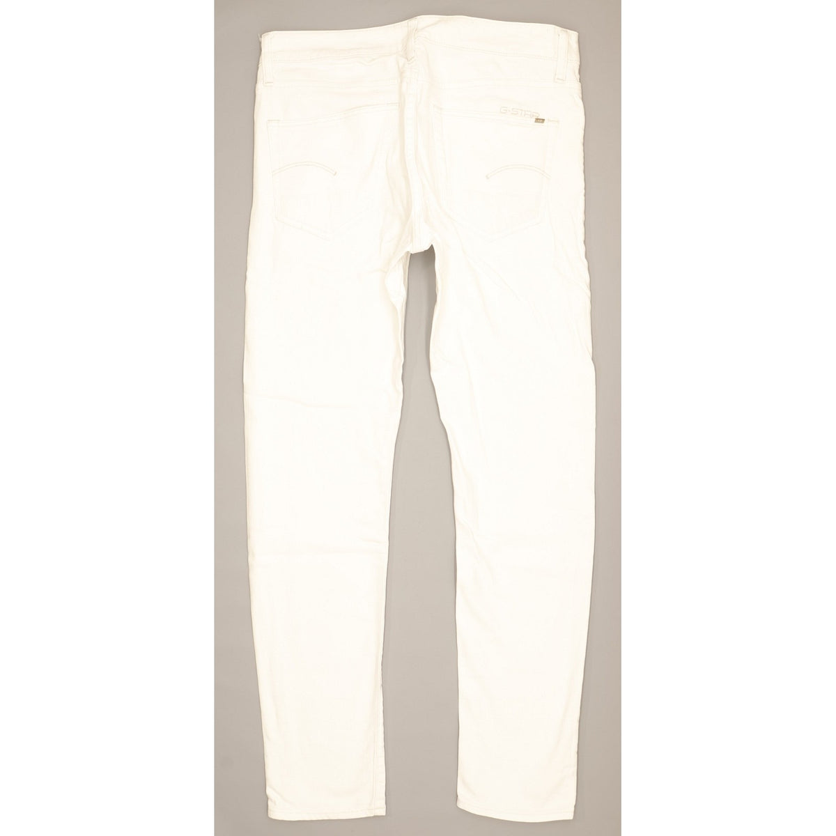 G-Star 3301 Men White Straight Slim Stretch Jeans W30 L31