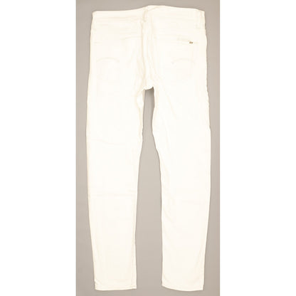 G-Star 3301 Men White Straight Slim Stretch Jeans W30 L31