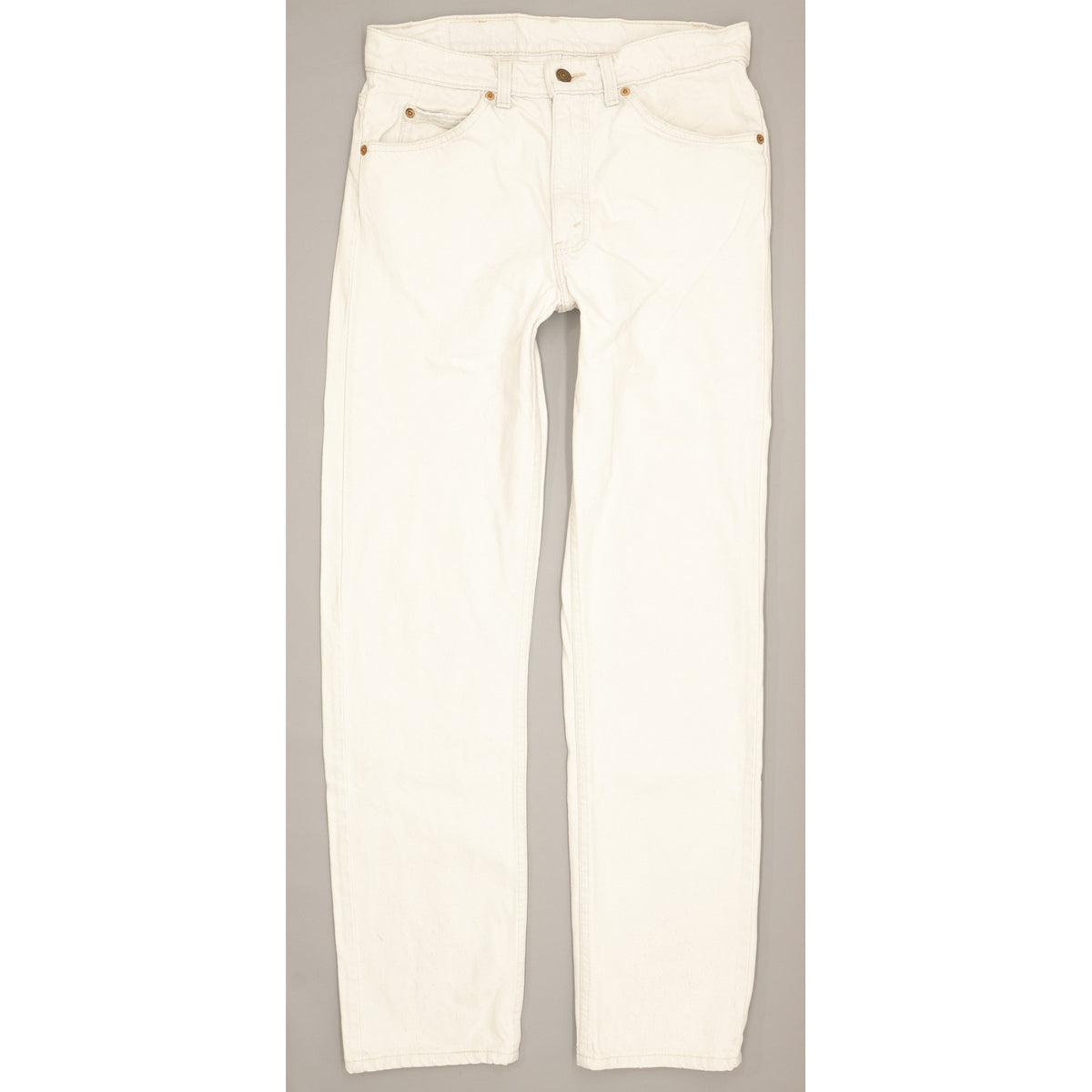 Levi's 505 Made in USA Men White Straight Regular Jeans W31 L31