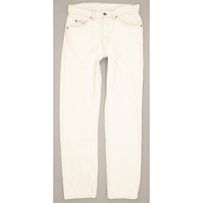 Levi's 505 Made in USA Men White Straight Regular Jeans W31 L31