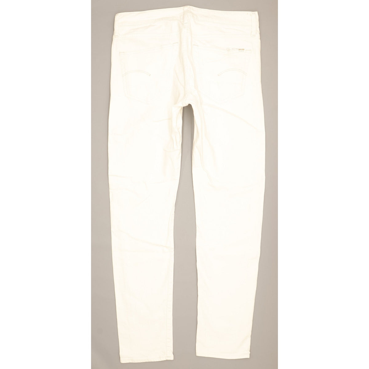 G-Star 3301 Women White Straight Slim Stretch Jeans W30 L31