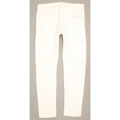 G-Star 3301 Women White Straight Slim Stretch Jeans W30 L31