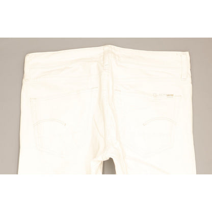 G-Star 3301 Women White Straight Slim Stretch Jeans W30 L31