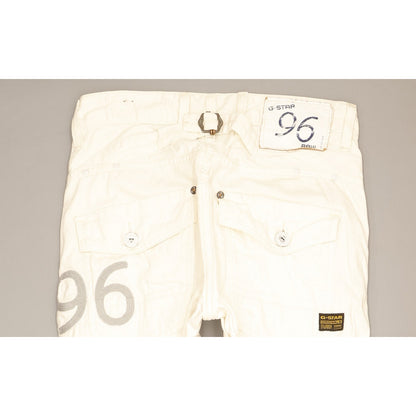 G-Star Elwood Heritage Men White Straight Regular Jeans W30 L33