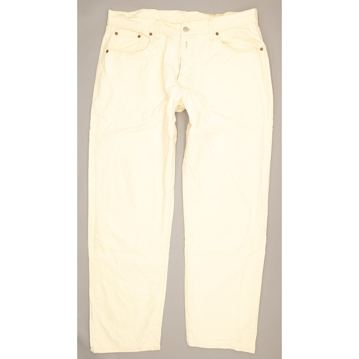 Replay Men Beige Straight Regular Jeans W39 L32