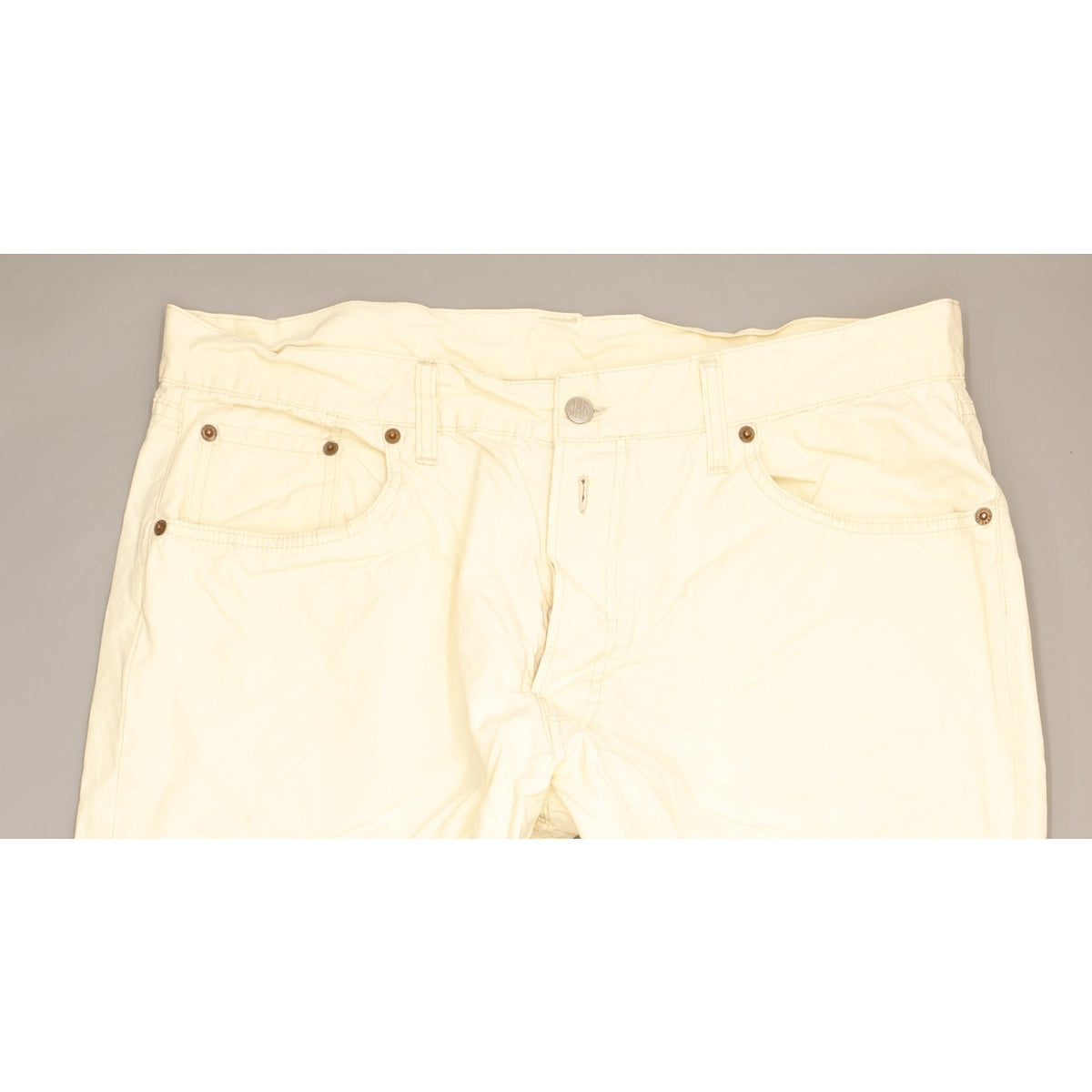 Replay Men Beige Straight Regular Jeans W39 L32