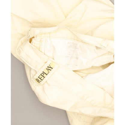 Replay Men Beige Straight Regular Jeans W39 L32