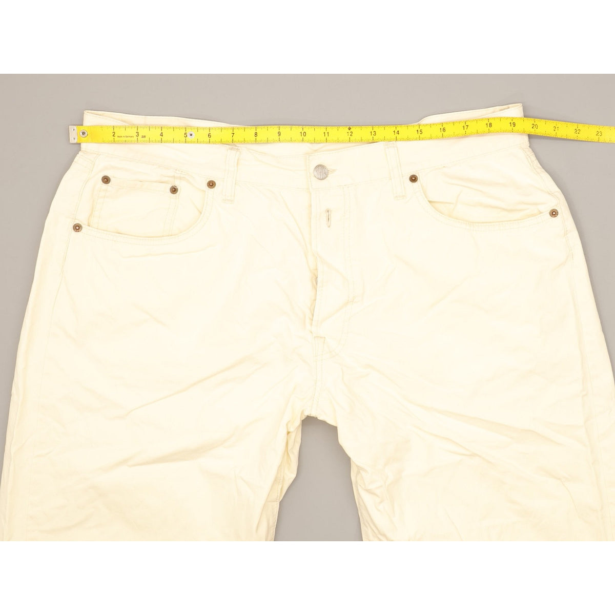 Replay Men Beige Straight Regular Jeans W39 L32