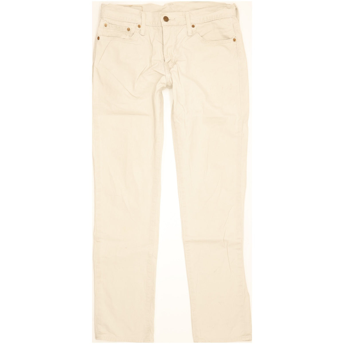 Levi's 511 Men Beige Straight Slim Stretch Jeans W30 L31