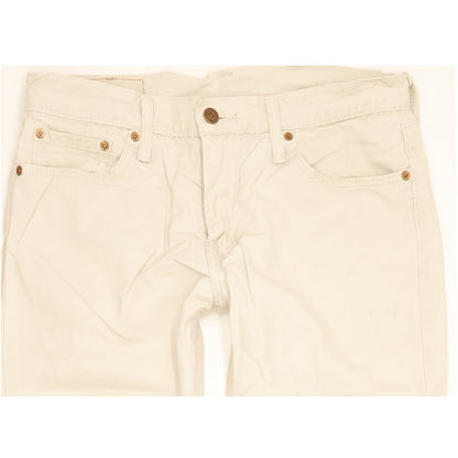 Levi's 511 Men Beige Straight Slim Stretch Jeans W30 L31