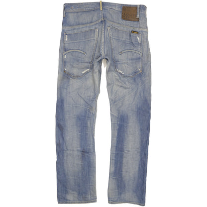 G-Star Structor Men Blue Straight Regular Jeans W33 L32