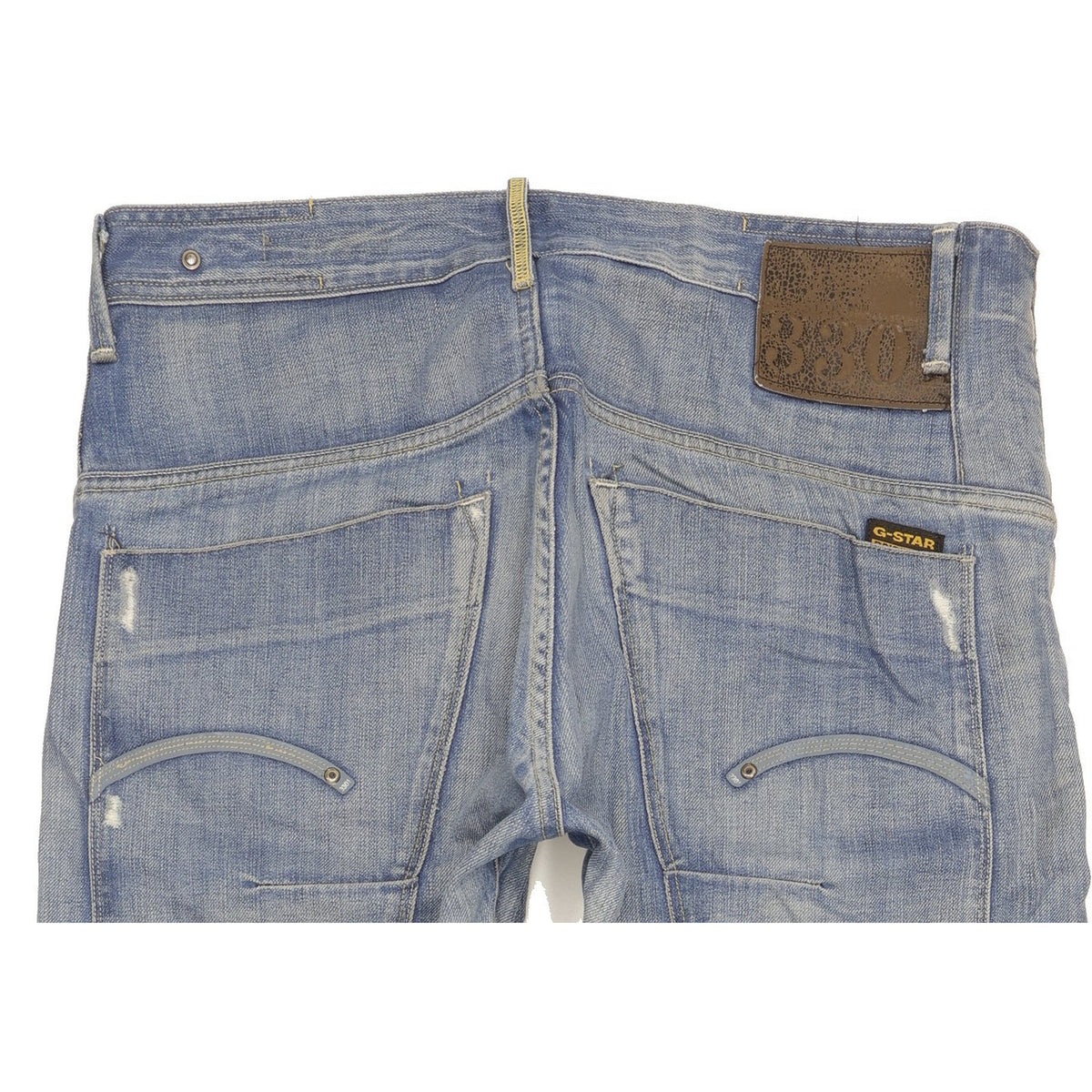 G-Star Structor Men Blue Straight Regular Jeans W33 L32