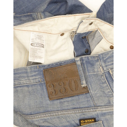 G-Star Structor Men Blue Straight Regular Jeans W33 L32