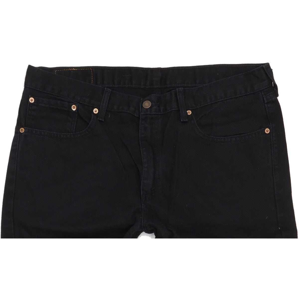 Levi's 751 Men Black Straight Regular Jeans W38 L32
