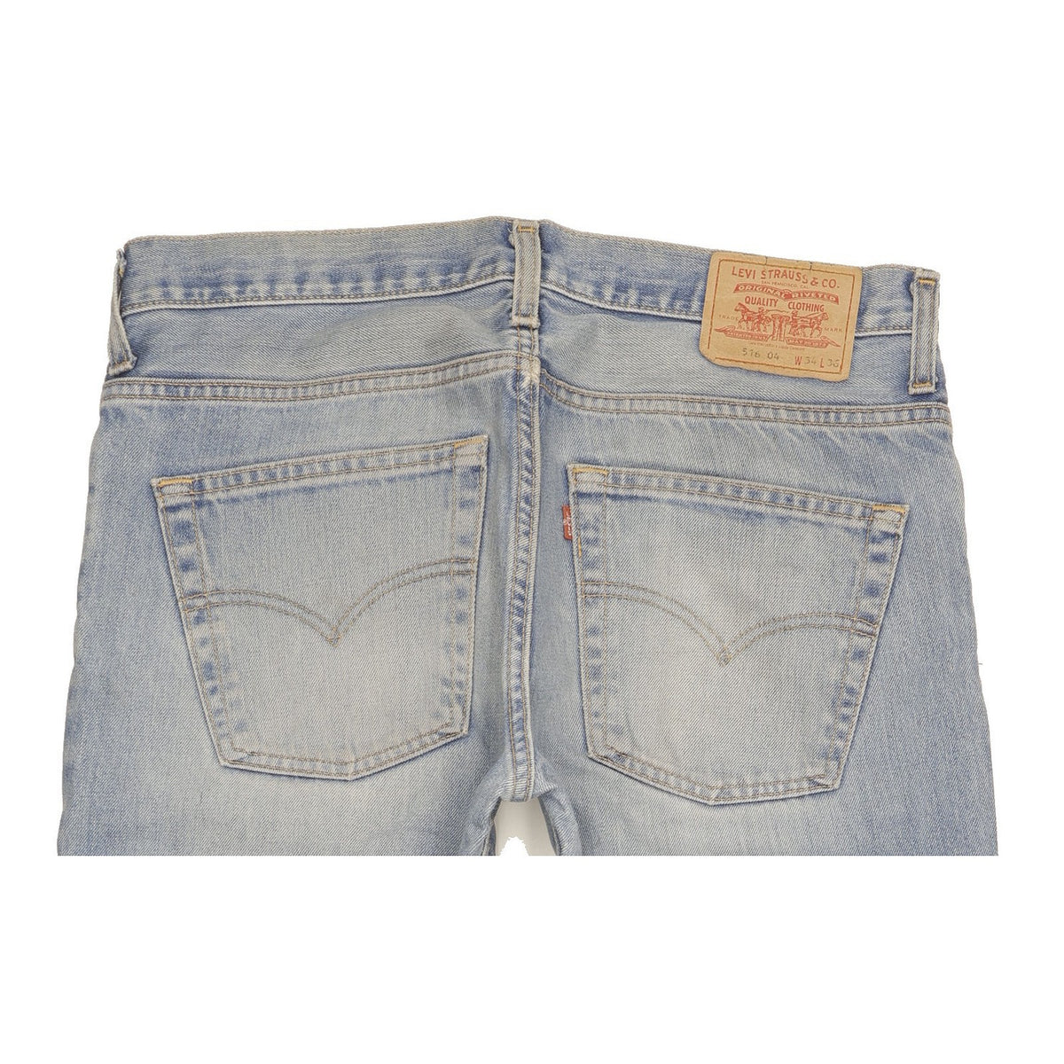 Levi's 516 Discontinued Men Blue Bootcut Regular Jeans W34 L27