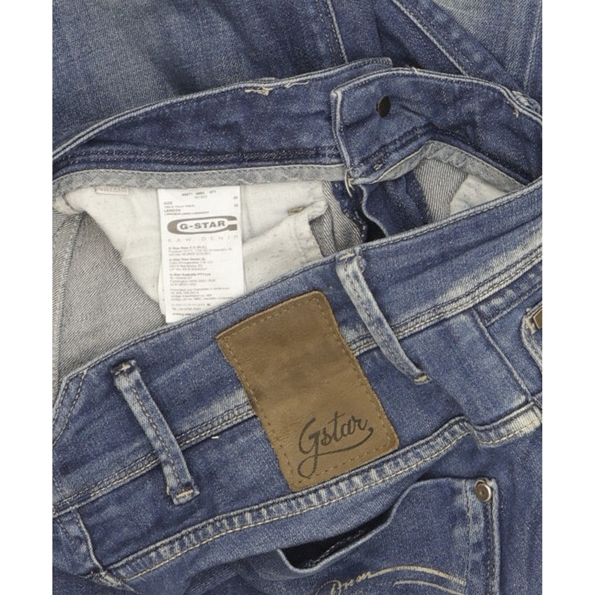 G-Star Midge Colt Women Blue Skinny Slim Stretch Jeans W26 L33