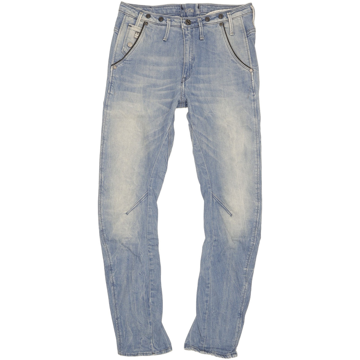 G-Star Arc 3D Women Blue Tapered Slim Stretch Jeans W25 L32