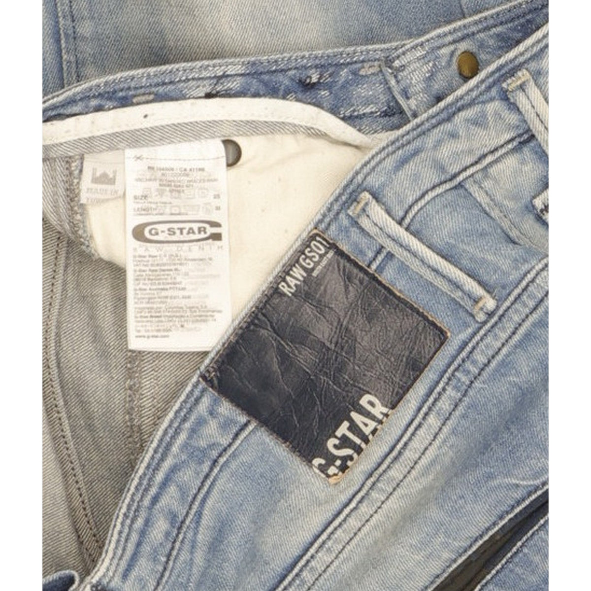 G-Star Arc 3D Women Blue Tapered Slim Stretch Jeans W25 L32