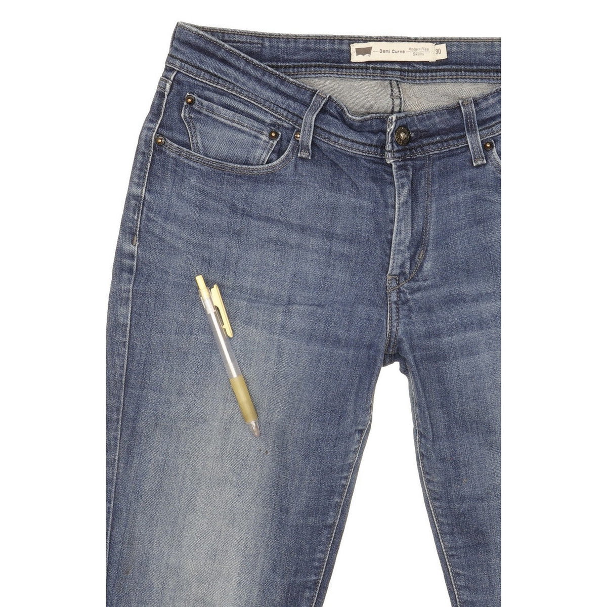Levi's Demi Curve Women Blue Skinny Slim Stretch Jeans W30 L31