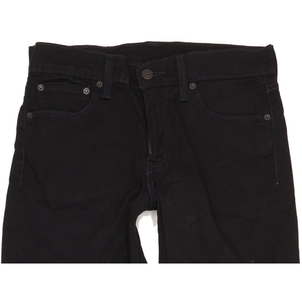 Levi's 511 Men Black Straight Slim Stretch Jeans W30 L31