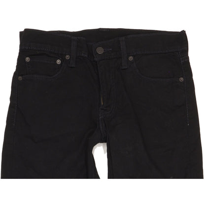 Levi's 511 Men Black Straight Slim Stretch Jeans W30 L31