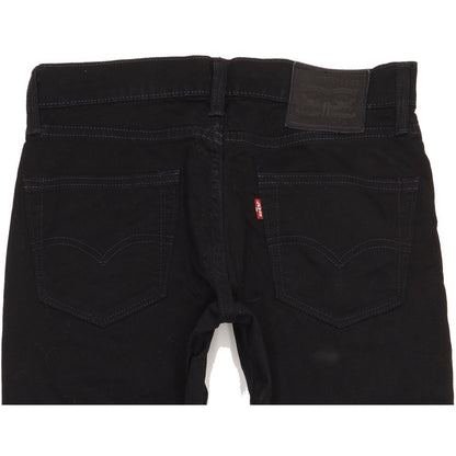 Levi's 511 Men Black Straight Slim Stretch Jeans W30 L31