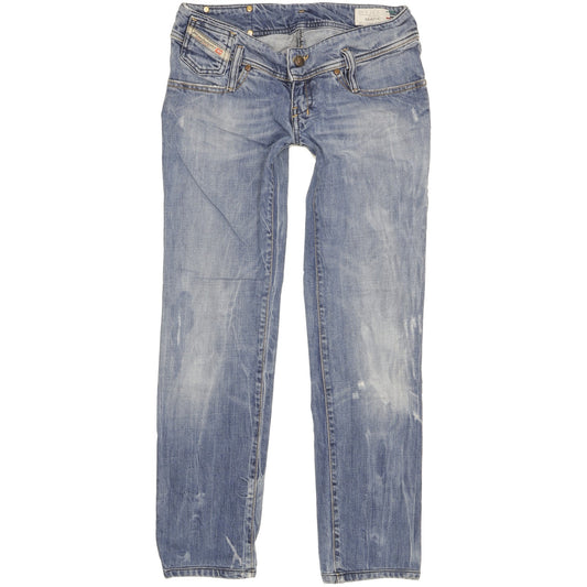 Diesel Matic Men Blue Straight Slim Stretch Jeans W27 L28
