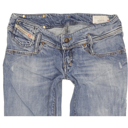 Diesel Matic Men Blue Straight Slim Stretch Jeans W27 L28