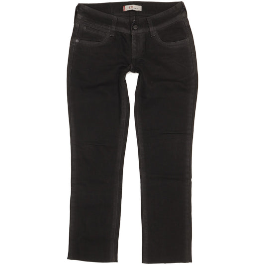 Levi's 571 Men Black Straight Slim Stretch Jeans W29 L28