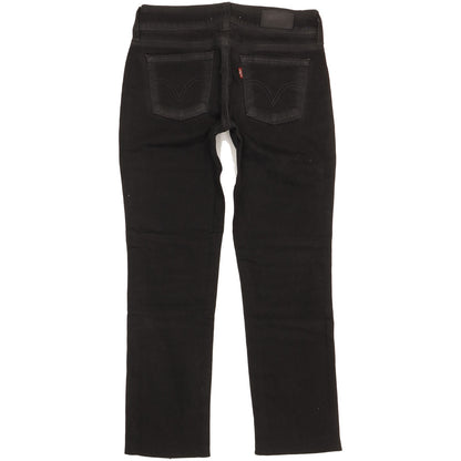 Levi's 571 Men Black Straight Slim Stretch Jeans W29 L28