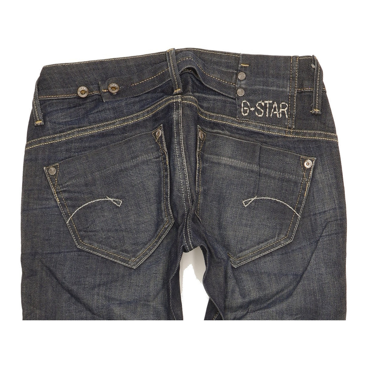 G-Star Midge Women Blue Straight Slim Stretch Jeans W27 L32