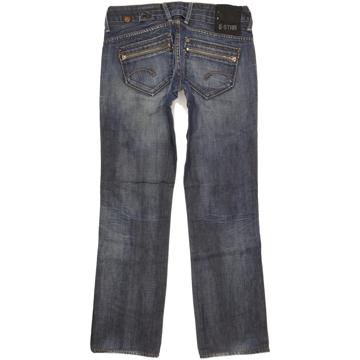 G-Star Women Blue Straight Slim Jeans W29 L30