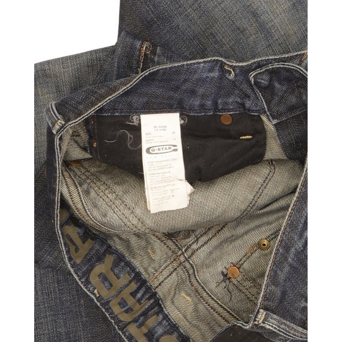 G-Star Women Blue Straight Slim Jeans W29 L30
