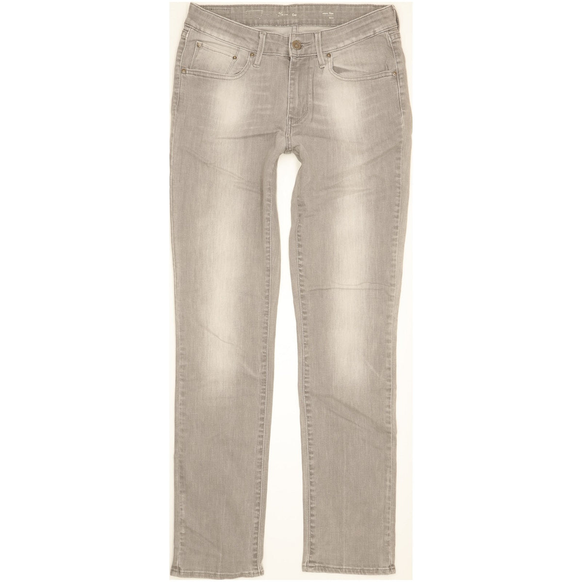 Levi's Demi Curve Women Grey Straight Classic Stretch Jeans W30 L32