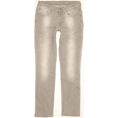 Levi's Demi Curve Women Grey Straight Classic Stretch Jeans W30 L32