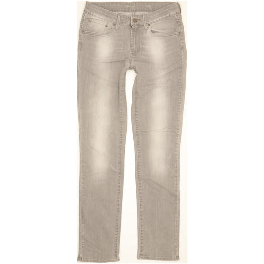 Levi's Demi Curve Women Grey Straight Classic Stretch Jeans W30 L32