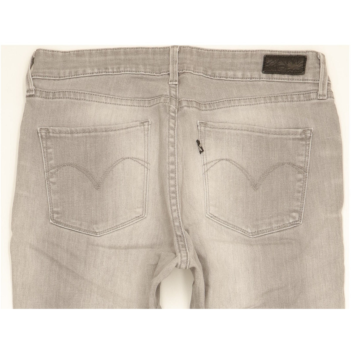 Levi's Demi Curve Women Grey Straight Classic Stretch Jeans W30 L32