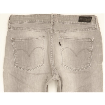 Levi's Demi Curve Women Grey Straight Classic Stretch Jeans W30 L32