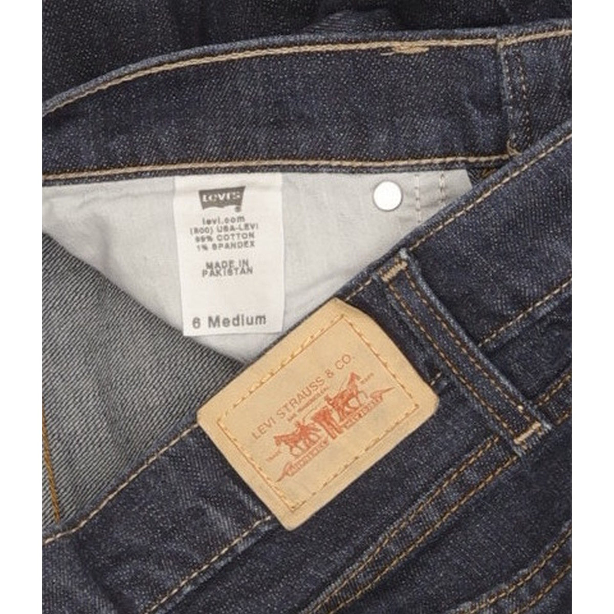 Levi's Curvy Women Blue Bootcut Slim Stretch Jeans W26 L31